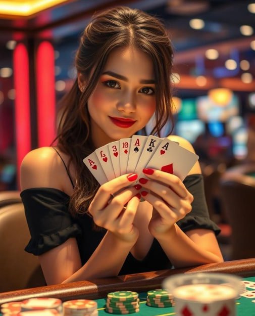 Bàn Baccarat live dealer tại casino trực tuyến cau 247
